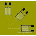 Three measuring grids CA strain gage